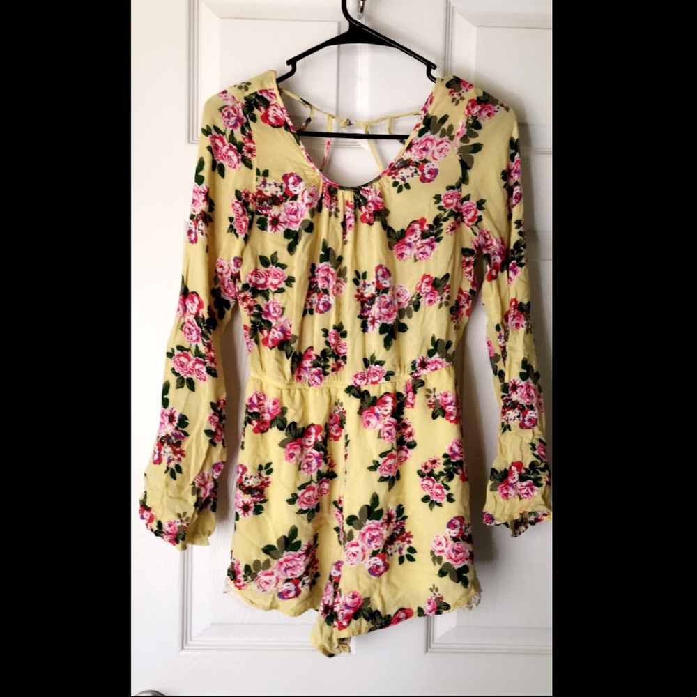 Beautiful yellow romper